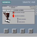 Metal loader operator panel